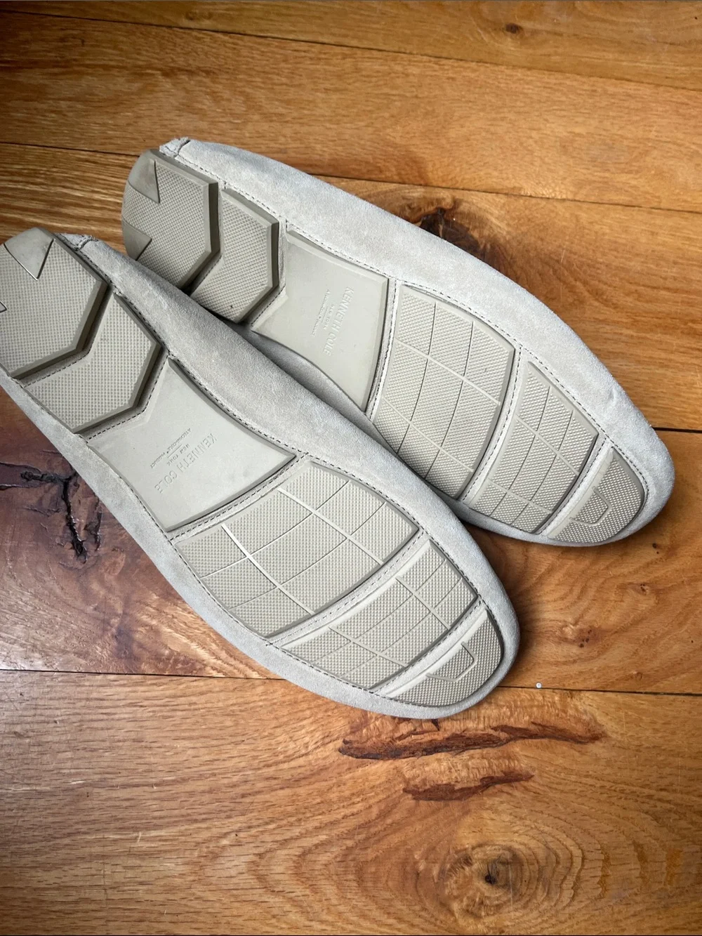 Kenneth Cole Men's Suede Bit Loafers in Beige